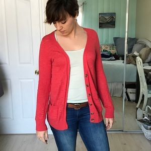 Red Mossimo Cardigan